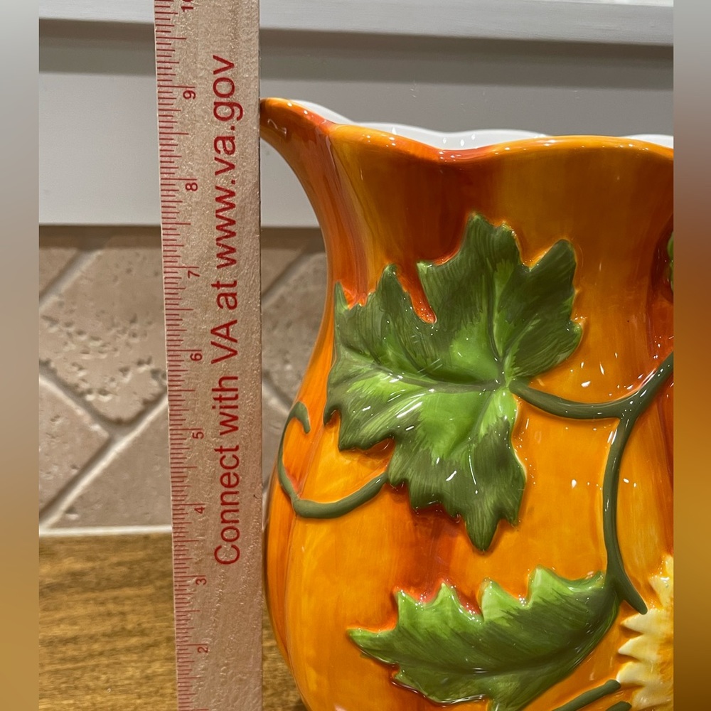 Fall Decor:Pumpkin Pitcher - Picture 12 of 14